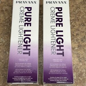 2-boxes Pravana Pure Light Creme Lightener 4 Tubes 3 Oz NEW